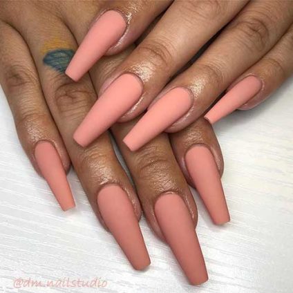 Best Nude Coffin Nails Ideas To Try Stylish Belles