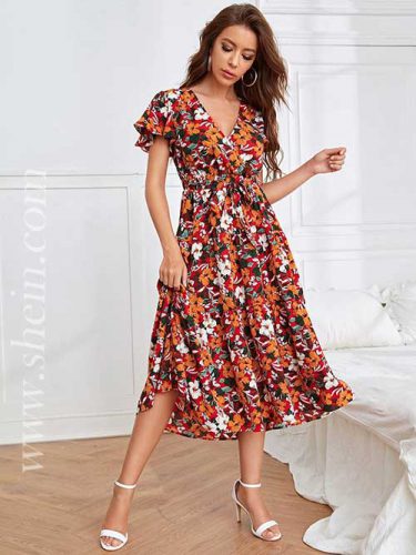 29 Stylish Floral Print Shein Dresses For Summer Season