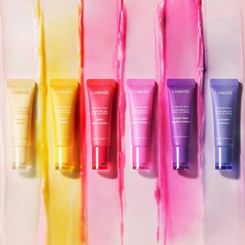 Glowy LANEIGE Lip Balm A lightweight, hydrating balm that moisturizes and adds a glossy tint with shea butter.